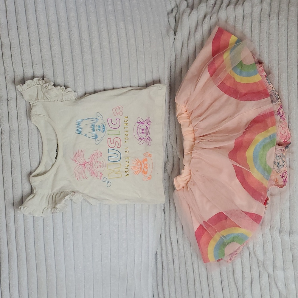 TROLLS WORLD TOUR Set • Reversible Skirt • DreamWorks